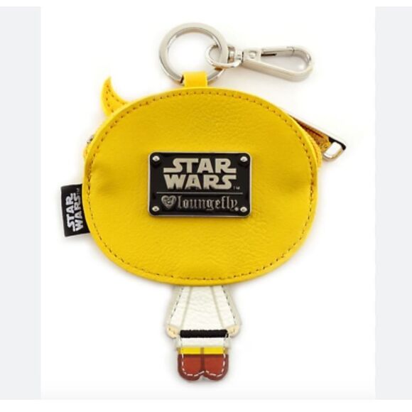 Loungefly Luke Skywalker LucasFilm Chibi Zipper Coin Bag Keychain RARE - Picture 2 of 16
